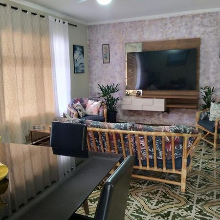 Piscina 6 Quarto 300M Praia Jardim Churrasqueira 16 Pessoas Garagem 3 Carros Monitoramento 24 Horas Mesa De Sinuca Itanhaém Zewnętrze zdjęcie